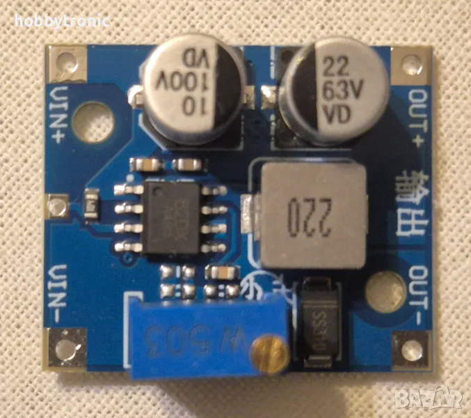 Понижаващ преобразувател LX8015 5-80V -> 1-62V, 1A, снимка 1