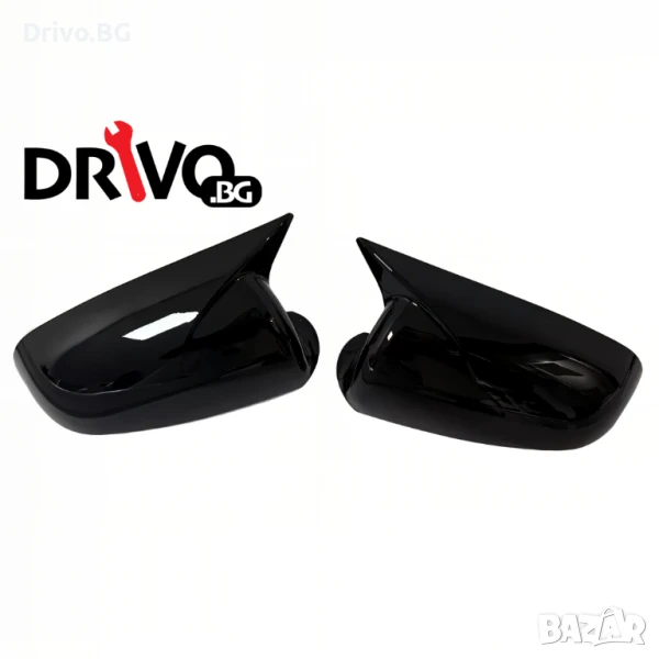 Гаранция! Черни Batman Капаци за Огледала АUDI A3 8P A4 B6 B7 A6 C6 4F, снимка 1