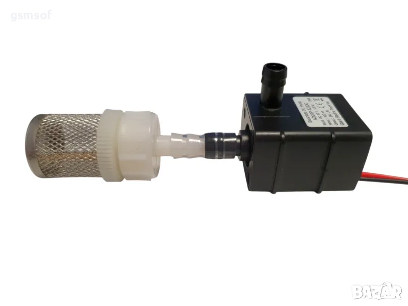 12V помпа с филтър за претакане на вино, зеле, саламура 240 л/ч, снимка 1