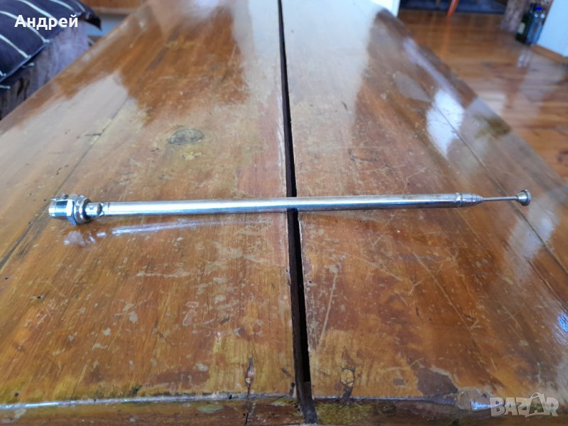 Стара телескопична антена за радио,радиоприемник, снимка 1