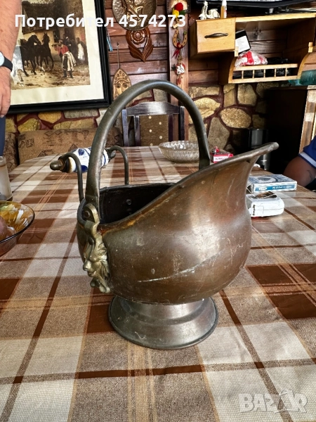 Старомодна медна купа , снимка 1