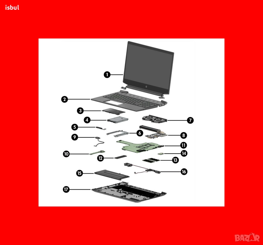 Lenovo v130 на части, снимка 1