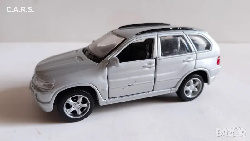 Maisto BMW X5 Silver 1/42, снимка 1