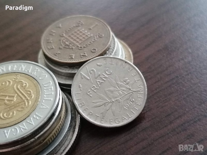 Монета - Франция - 1/2 (половин) франк | 1966г., снимка 1
