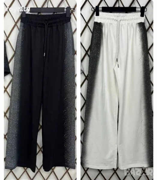 Дамски панталон с камъни, снимка 1