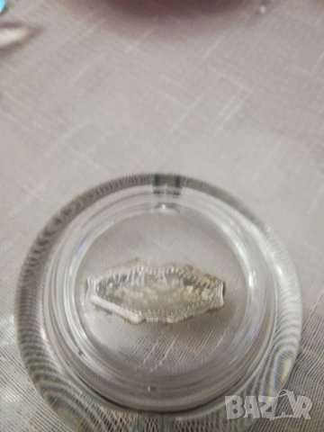 малък стъклен пепелник със сребро, снимка 5 - Други - 42852349