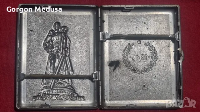 Vintage табакера СССР , снимка 4 - Антикварни и старинни предмети - 47597824