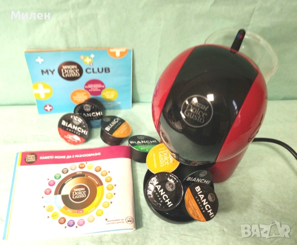 Кафемашина с гаранция 1 година NESCAFÉ® Krups Piccolo XS.Red Black, снимка 2 - Кафемашини - 53994672