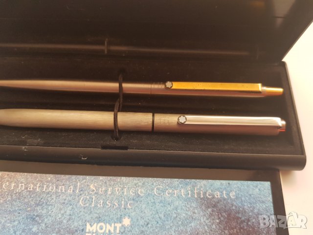 Комплект стари химикалки Montblanc с оригинална кутия, снимка 17 - Колекции - 34237870