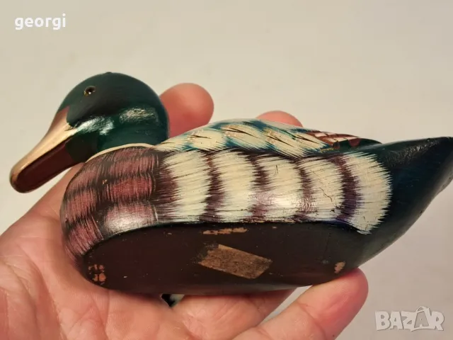 три дървени статуетки патици 25/3, снимка 6 - Статуетки - 50090365