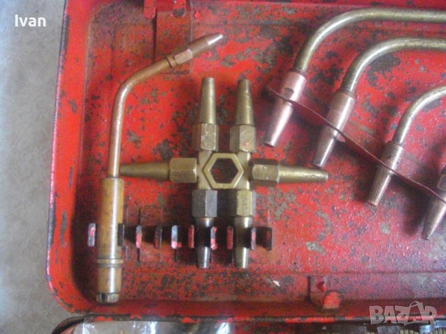 ГОЛЯМ НЕМСКИ КОМПЛЕКТ ГОРЕЛКИ И РЕЗАК ЗА ОКСИЖЕН ЗА ГАЗОКИСЛОРОДНО АЦЕТИЛЕН ЗАВАРЯНЕ РЯЗАНЕ СПОЯВАНЕ, снимка 7 - Други инструменти - 37486903