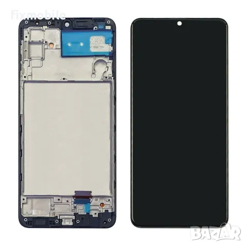 Дисплей за SAMSUNG M325/ M32 с черен тъчскрийн и корпусна рамка IPS, снимка 1