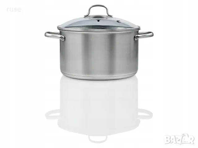 НОВИ! Комплект тенджери 5 части с капак неръждаема стомана ИНДУКЦИЯ, снимка 7 - Съдове за готвене - 49786209