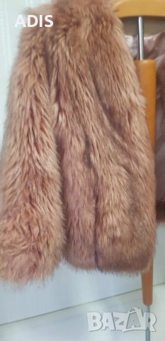 Дамски елегантен кожух / S /uk 8-10 /късо  луксозно еко палто , снимка 6 - Палта, манта - 37980554