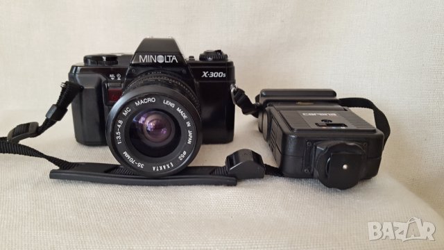 Minolta X300s (+Exakta 35-70mm+Carena CA21 ), снимка 2 - Фотоапарати - 44179576