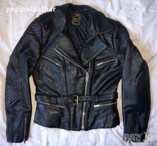 Кожено МОТО байкърско яке със и без протектори, разни номера, 50-180 лв, снимка 12 - Якета - 8857477