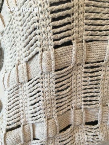 BCBGMAXAZRIA Oversized Alpaca дамска туника S, снимка 6 - Блузи с дълъг ръкав и пуловери - 52789506