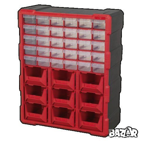 Шкаф органайзер с 39 чекмеджета за стена табло кутии, снимка 3 - Други инструменти - 28652154