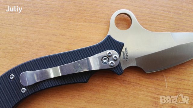 Сгъваем нож Spyderco Jot Singh Khalsa, снимка 7 - Ножове - 36753167