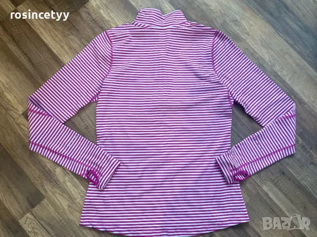 Лилава блуза на райе Nike, снимка 3 - Блузи с дълъг ръкав и пуловери - 49826830