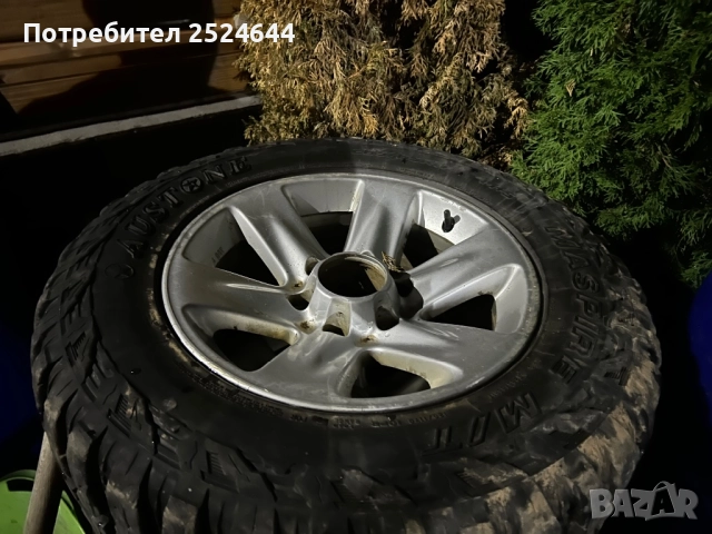 6x139.7 комплект с гуми, снимка 2 - Гуми и джанти - 52799533