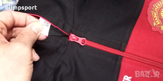 детски спортен екип Manchester united нов материя памук ликра джобове, качулка за дете с ръст 122-13, снимка 2 - Детски комплекти - 51995663