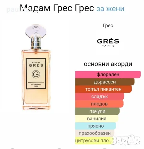 Парфюми "Cabotine", "Rose", "Gold", "Floralie", "Rosalie"/Gres by Lalique , снимка 12 - Дамски парфюми - 43358459