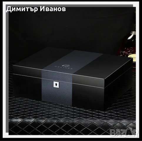 Galiner кедров хумидор със овлажнител и хидрометър за 30-50 пури, снимка 6 - Други - 50992266