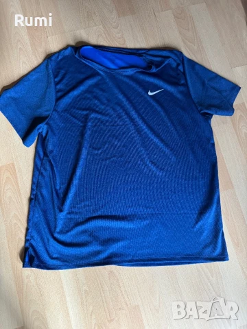 Оригинална синя спортна мъжка тениска NIKE DRY! XL