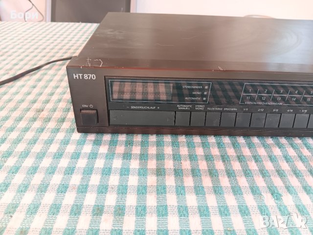 TELEFUNKEN HT 870 Стерео тунер, снимка 2 - Радиокасетофони, транзистори - 42682169