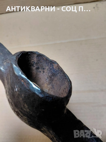 Соц Стара Ръчно Кована Голяма Киркобрадва 2.300кг. НОМЕР 886., снимка 13 - Антикварни и старинни предмети - 54101980