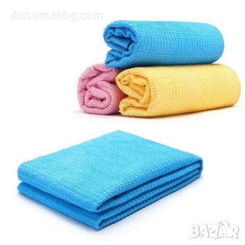 Комплект микрофибърни кърпи Automat, За подсушаване, 3 броя