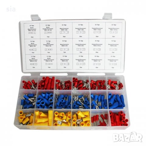 Комплект букса за кабел, електрически терминали, 280бр.