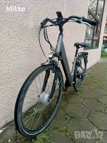 нов 28 цола електрически алуминиев велосипед на 150 км неразличим от нов внос от Германия , снимка 8 - Велосипеди - 53965659