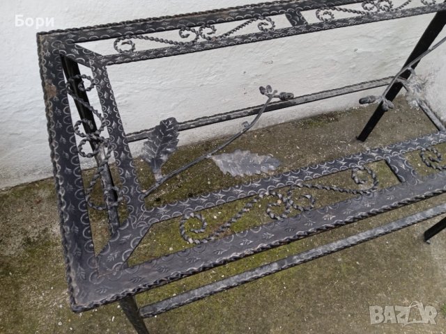 Маса от ковано желязо, снимка 3 - Градински мебели, декорация  - 38163775