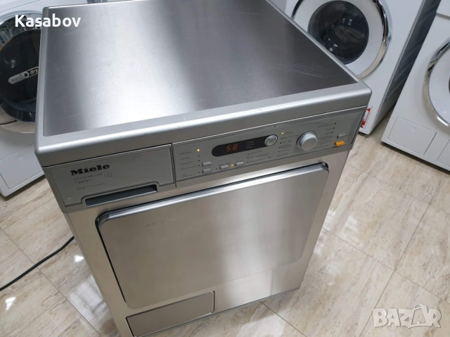 Инокс - Miele T8828C Сушилня - Подсветка - Аларма Миеле 12м Гаранция