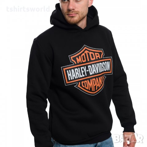 Нов мъжки суичър с трансферен печат HARLEY DAVIDSON, мотори, снимка 9 - Суичъри - 27756779