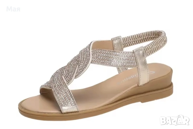 16 евро нови дамски сандали номер 38-39 стелка 24,5 см., снимка 2 - Сандали - 49637814
