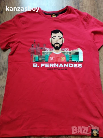 manchester united x B.Fernandes official product -футболна фенска тениска КАТО НОВА С, снимка 4 - Тениски - 50943332