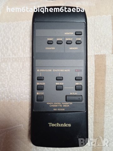 Technics RAK RS 305 W -дистанционно управление за касетни декове Technics с много функции