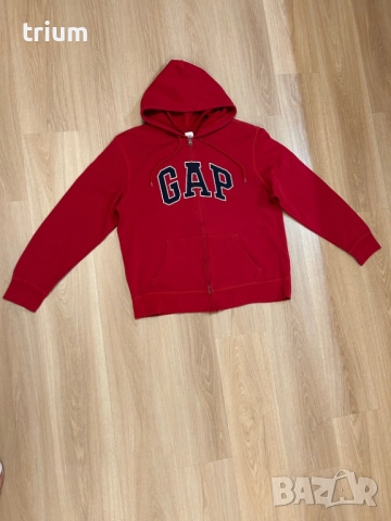 Червен мъжки суитшърт GAP, размер L