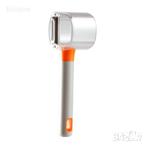 Многофункционална белачка за плодове и зеленчуци от неръждаема стомана с контейнер за събиране на об, снимка 2 - Други стоки за дома - 52905118