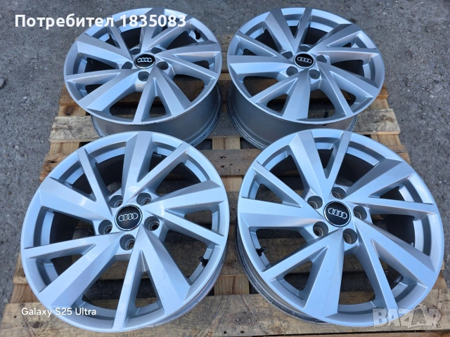 Лети джанти 17ки 5х112 Audi, снимка 2 - Гуми и джанти - 54128643