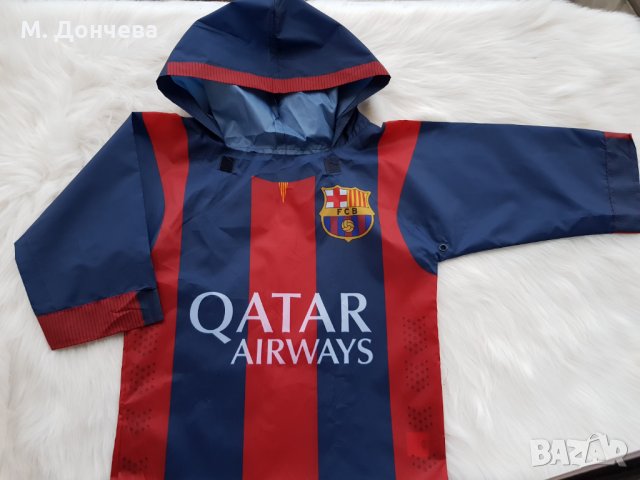 Нова футболна ветровка Барселона 8-10 години, снимка 2 - Детски якета и елеци - 29192599