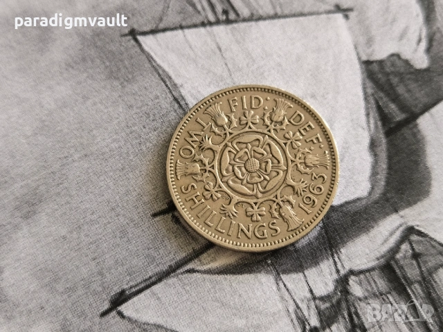 Монета - Великобритания - 2 шилинга | 1963г.