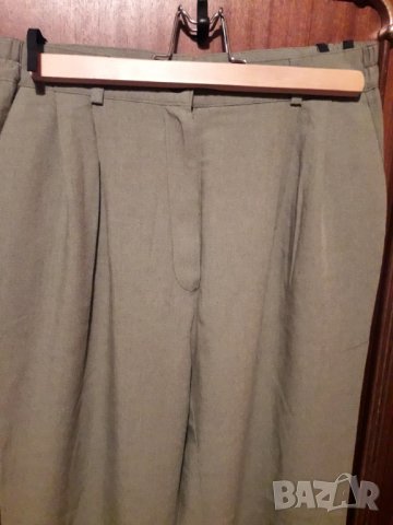 Дамски панталон с маншети сиворезидав цвят, снимка 2 - Панталони - 30138633
