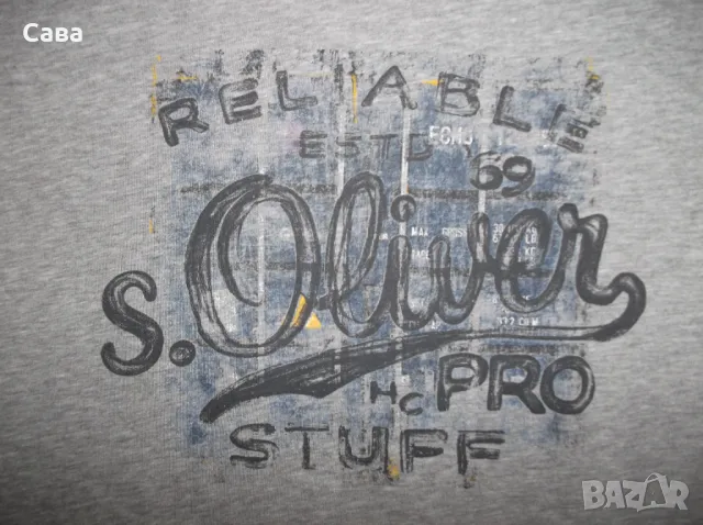 Ватирана блуза S.OLIVER  мъжка,2-3ХЛ, снимка 3 - Блузи - 50393932