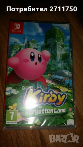 Чисто нова игра Kirby and the Forgotten Land за Nintendo Switch нинтендо, снимка 1