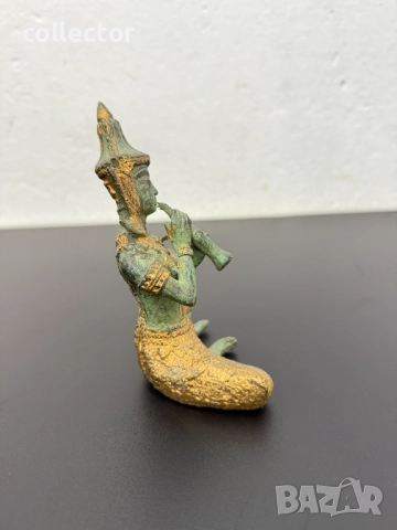 Бронзова скулптура / фигура на Тепаном. №7678, снимка 4 - Антикварни и старинни предмети - 52637085