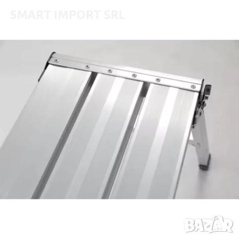 Индустриална сгъваема алуминиева стълба KMH0602, снимка 3 - Железария - 52006010